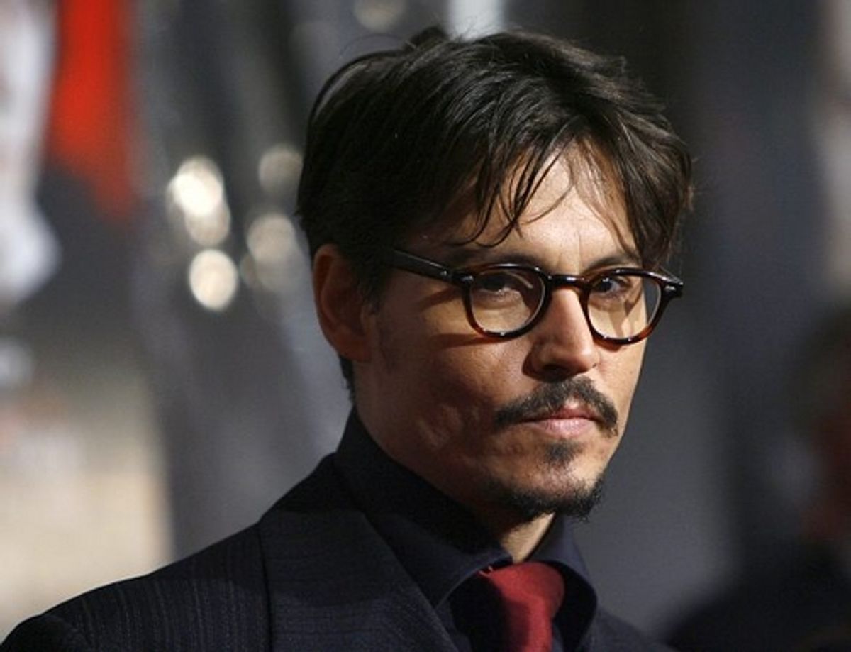 Johnny Depp at 'Sweeney Todd' NYC Movie Premiere