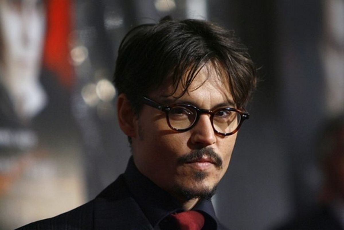 Johnny Depp at 'Sweeney Todd' NYC Movie Premiere