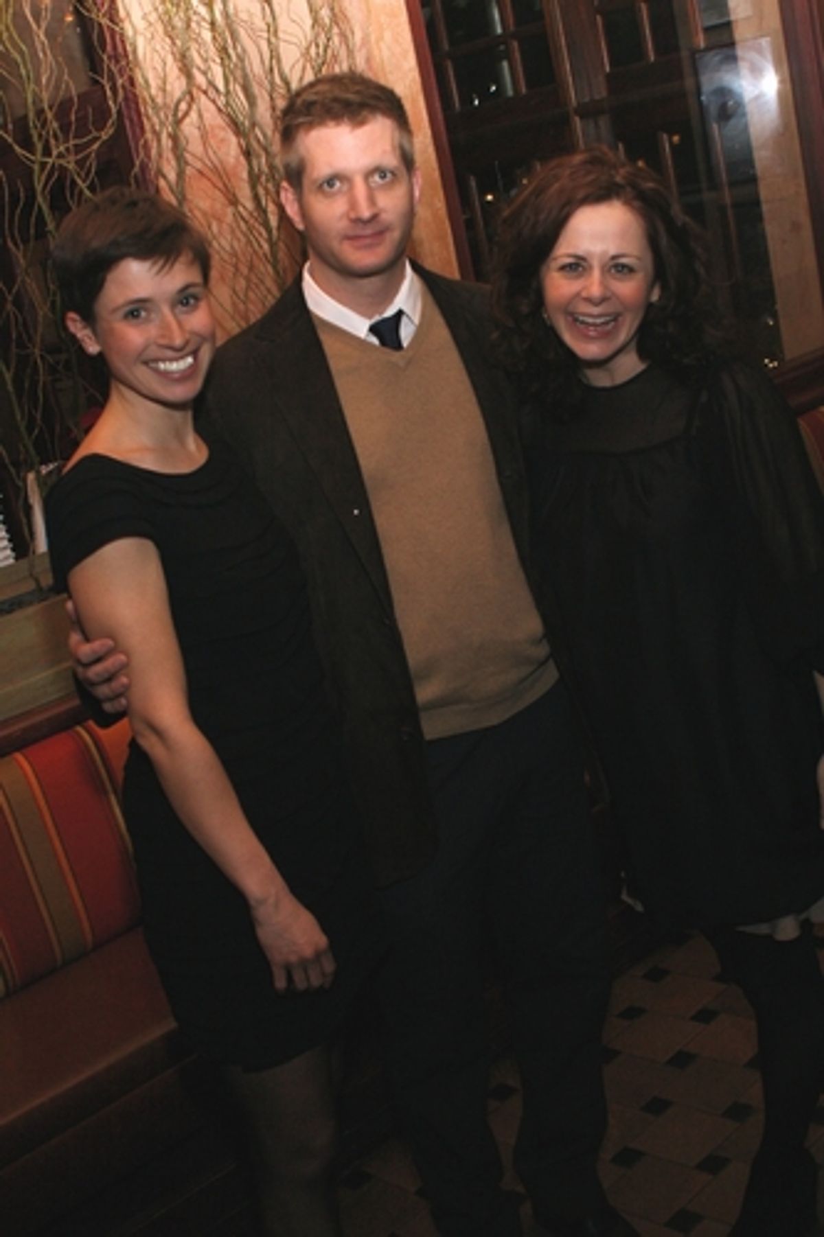 Hannah Cabell, Paul Sparks and Geraldine Hughes at 