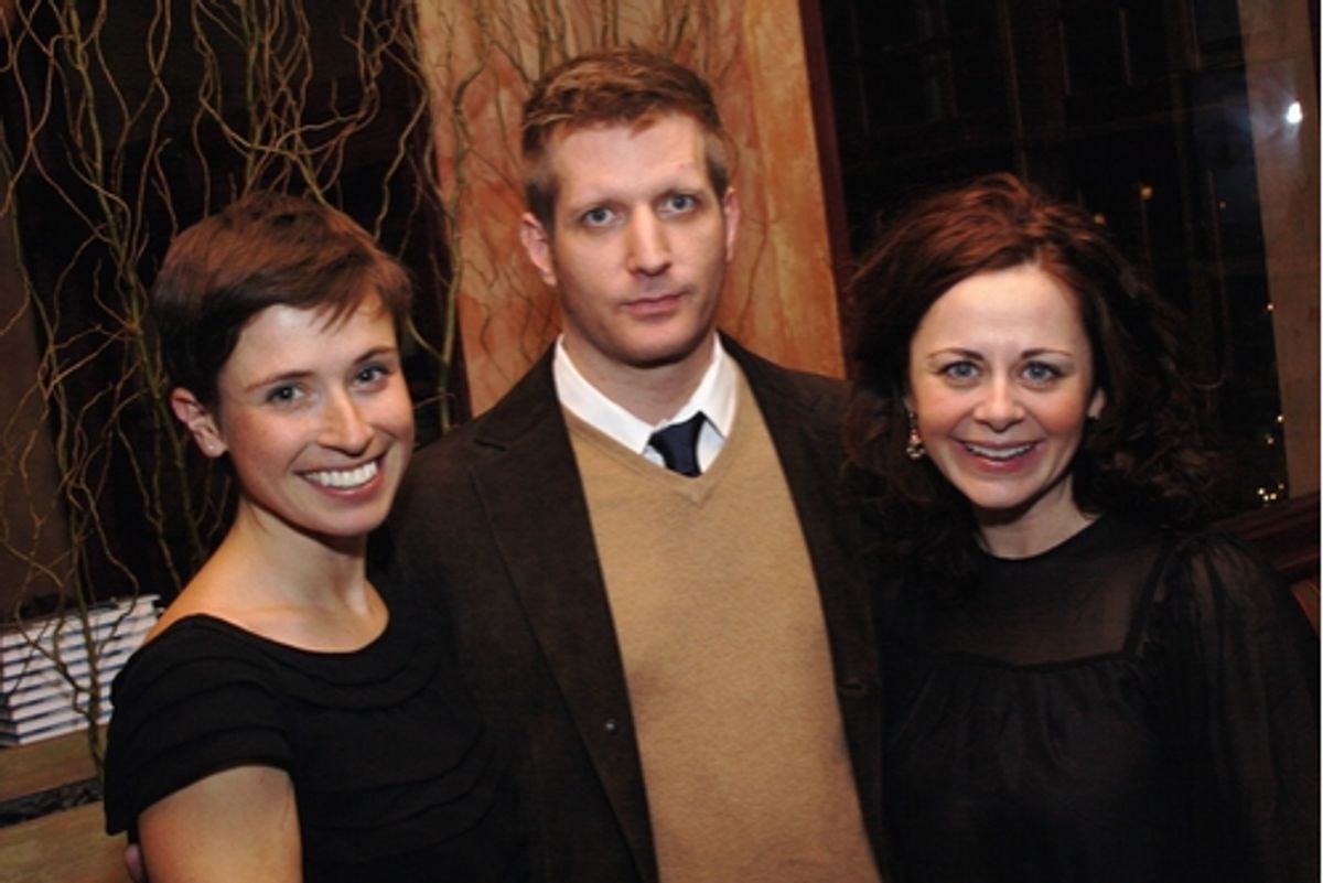 Hannah Cabell, Paul Sparks and Geraldine Hughes at 