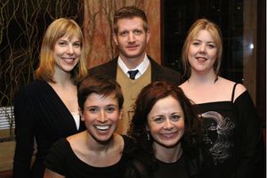 Carolyn Cantor, Hannah Cabell, Paul Sparks, Geraldine Hughes, and Abbie Spallen Photo