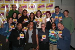  August Eriksmoen (far right) with the cast of Walmartopia Photo