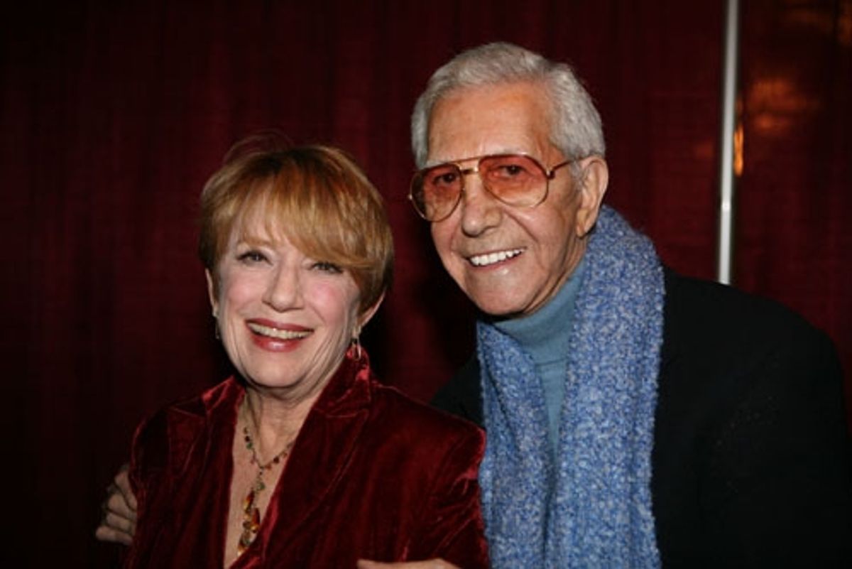 Nancy Dussault and Mr. Blackwell at 