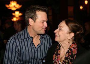 Sam Harris with Broadway legend Patricia Morrison Photo