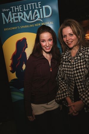 Sierra Boggess (Ariel) and RenÃ©e Fleming Photo