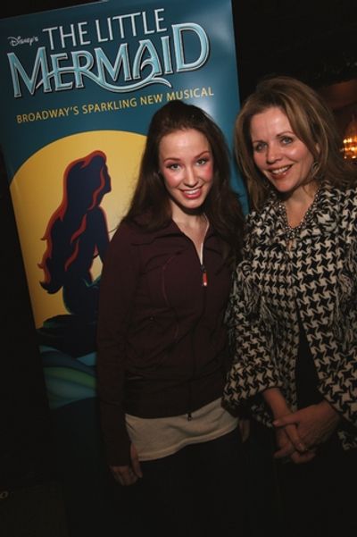 Sierra Boggess (Ariel) and RenÃ©e Fleming Photo