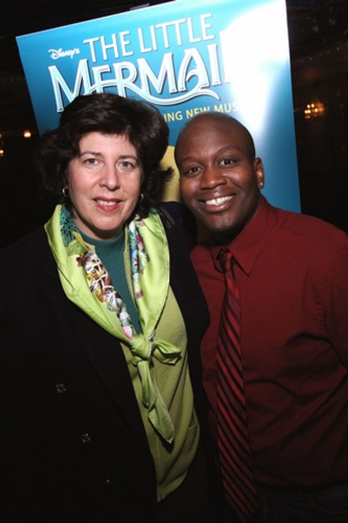 Francesca Zambello (Director) and Tituss Burgess (Sebastian) at 