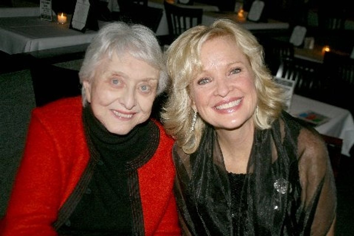 Celeste Holm and Christine Ebersole at 