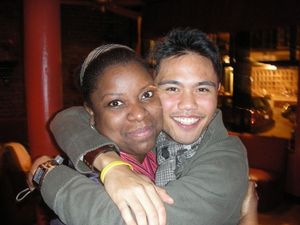 New Amsterdames cast members Abigail Ramsay and Nathaniel P. Claridad Photo