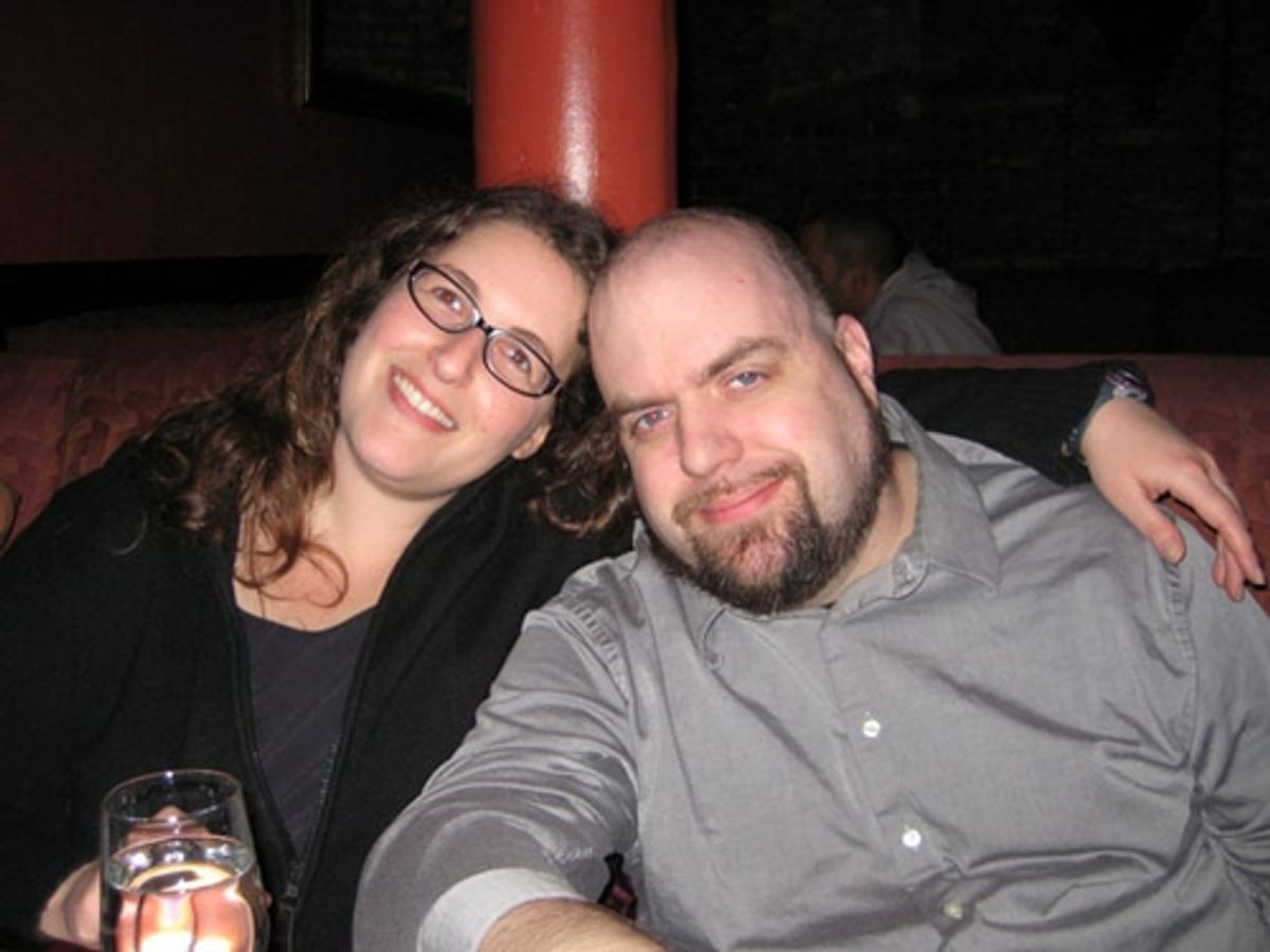 Co-Artistic Director Flying Fig Theater Michaela Goldhaber and Chris Hall at 
