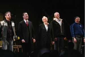 Sean Mahon, Ciaran Hinds, Jim Norton, David Morse and Conleth Hill Photo