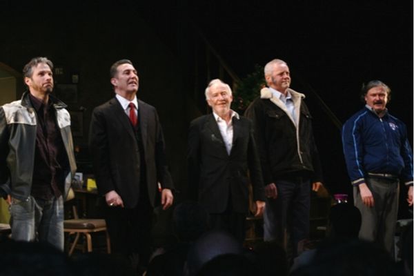 Sean Mahon, Ciaran Hinds, Jim Norton, David Morse and Conleth Hill Photo