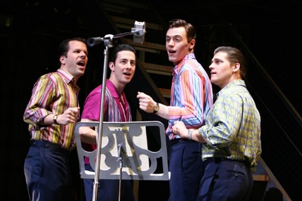 Steve Gouveia, Christopher Kale Jones, Erich Bergen and Deven May Photo