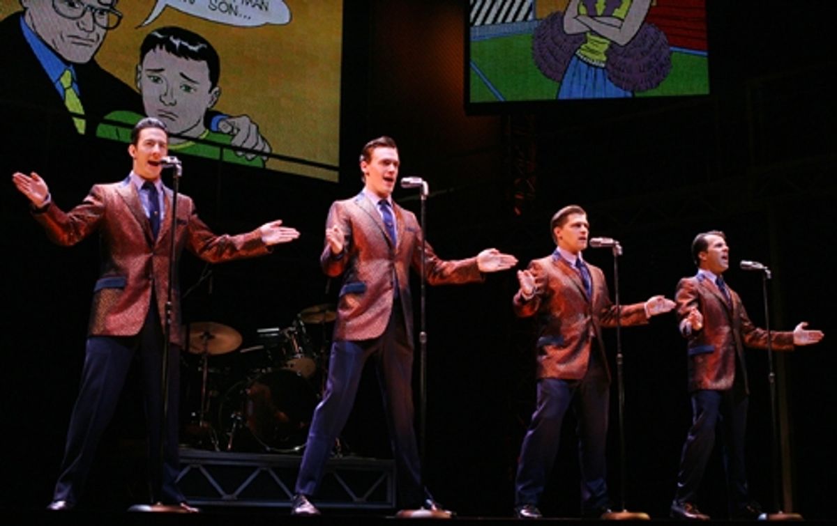 Christopher Kale Jones, Erich Bergen, Deven May and Steve Gouveia at 