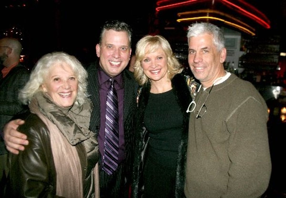 Linda Lavin, Billy Stritch, Christine Ebersole and Steve Bakunas at 
