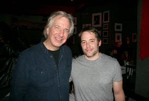Alan Rickman and Matthew Broderick @ BroadwayWorld Alan Rickman and Matthew Broderick Photo