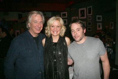 Alan Rickman, Christine Ebersole and Matthew Broderick Photo