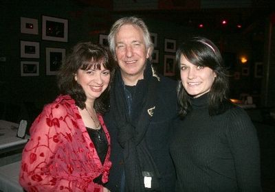 Janet Fanale, Alan Rickman and Leigh Ann Photo