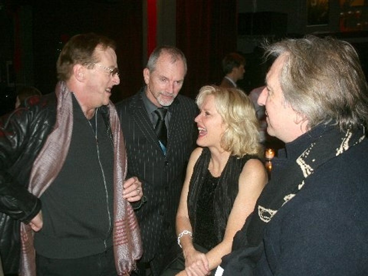 Edward Hibbert, Bill Maloney, Christine Ebersole and Alan Rickman at 