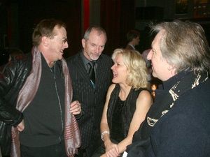 Edward Hibbert, Bill Maloney, Christine Ebersole and Alan Rickman Photo