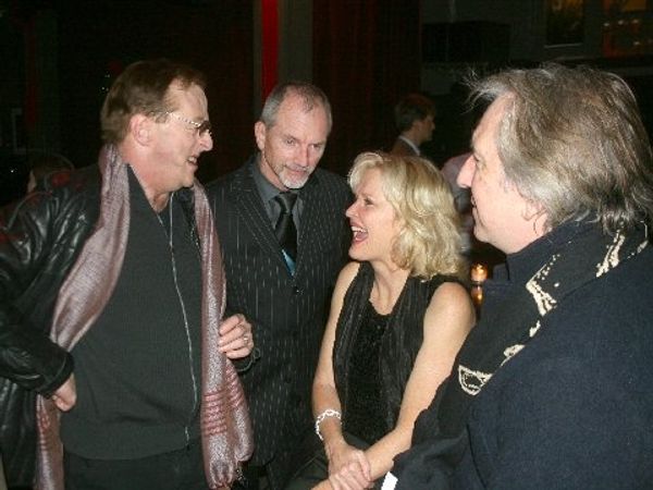 Edward Hibbert, Bill Maloney, Christine Ebersole and Alan Rickman Photo