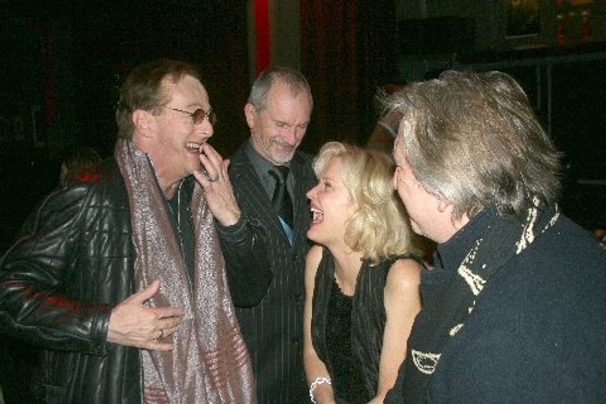 Edward Hibbert, Bill Maloney, Christine Ebersole and Alan Rickman at 