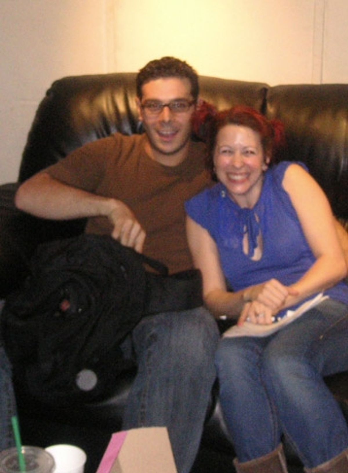 Frank Galgano (Naked Boys Singing) and Kirsten Wyatt (Grease) at 