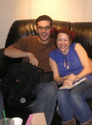 Frank Galgano (Naked Boys Singing) and Kirsten Wyatt (Grease) Photo