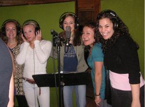 The Grease Pink Ladies with Laura Osnes (center) @ BroadwayWorld The Grease Pink Ladies with Laura Osnes (center) Photo