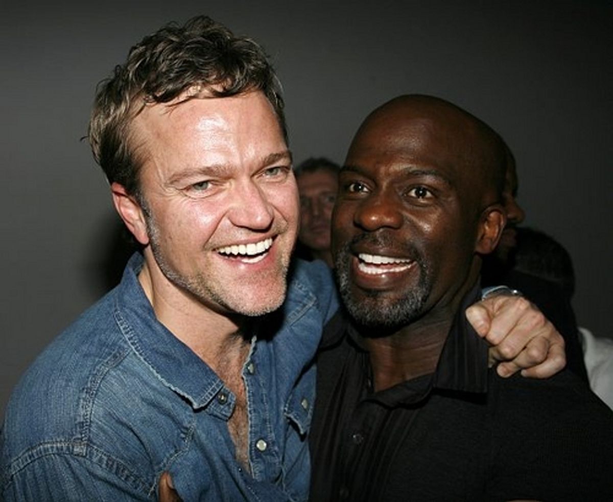 Michael Hartman and BeBe Winans
 at 