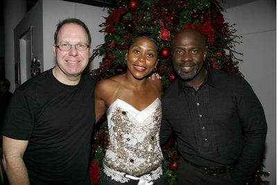 Scott Sanders, Elisabeth Withers-Mendes and BeBe Winans Photo