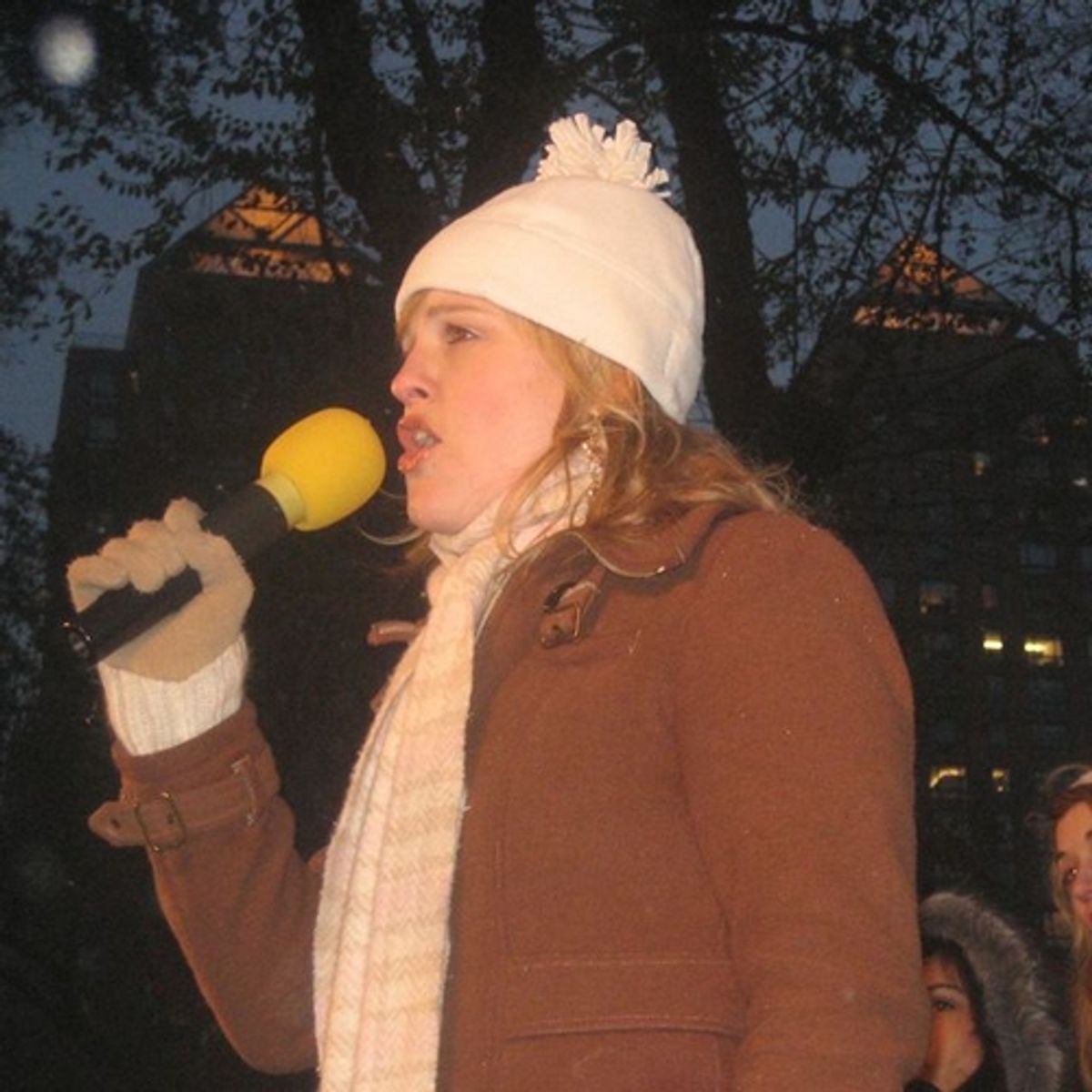 Anika Larsen sings a number from Serenade at 