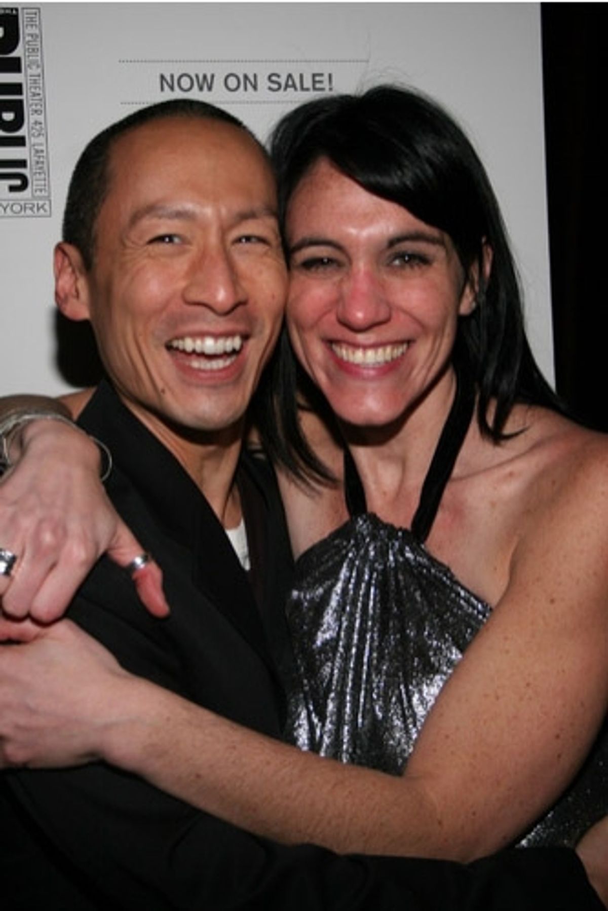 Francis Jue and Leigh Silverman
 at 