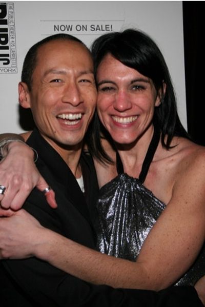 Francis Jue and Leigh Silverman
 Photo