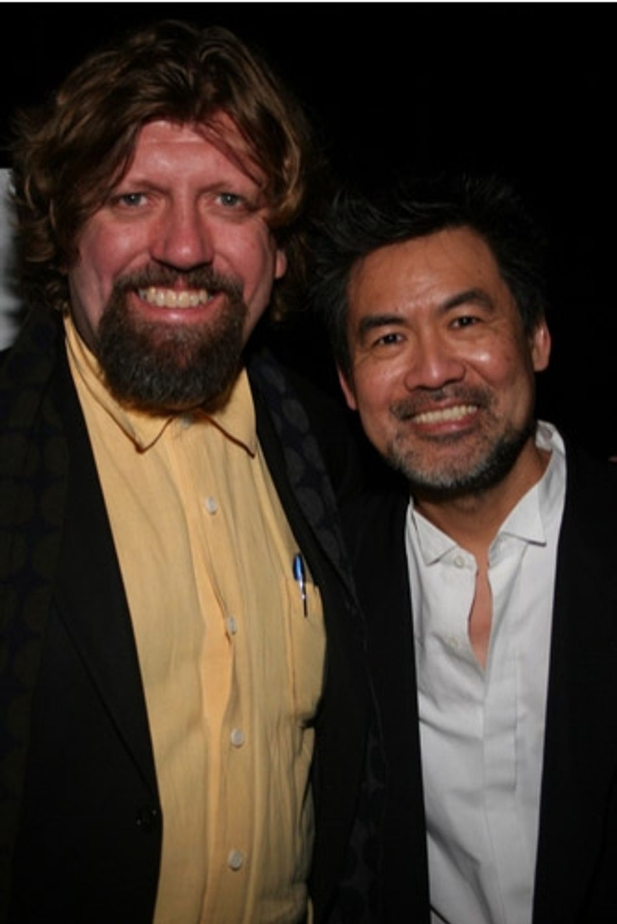Oskar Eustis and David Henry Hwang (Playwright)
 at 