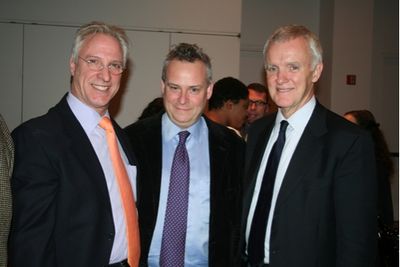 Robert LuPone, Doug Hughes and Bob Kerrey
 Photo