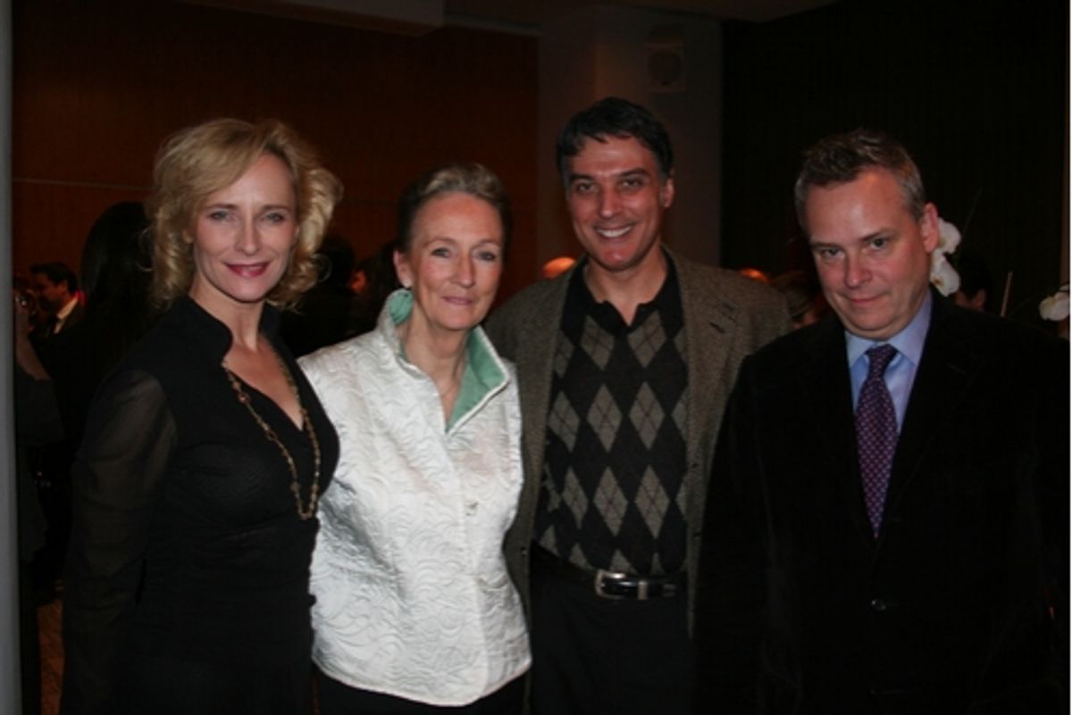 Laila Robins, Kathleen Chalfant, at New School Cocktail Reception
