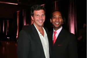 Tim Tompkins (Times Square Alliance President) and Christopher Davis Photo