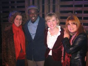 l-r: Mary Testa, Joshua Henry, Anika Larsen and Annie Golden Photo