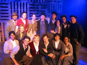 Seth Rudetsky (center) and the cast of Serenade Photo