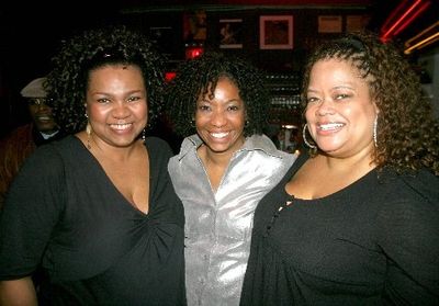 Aisha de Haas, Adriane Lenox and Natalie Douglas Photo