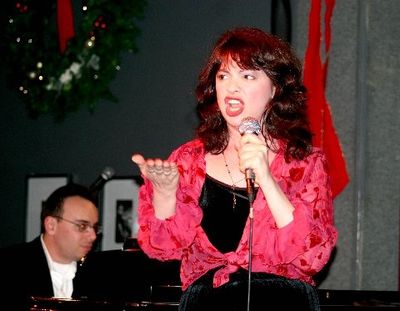 Tedd Firth on piano with Janet Fanale Photo