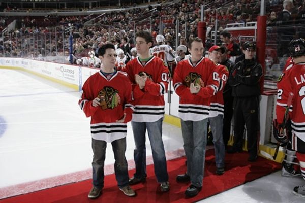 Steven M. Goldsmith, Drew Gehling, John Hickman and Ryan Quinn West
 Photo