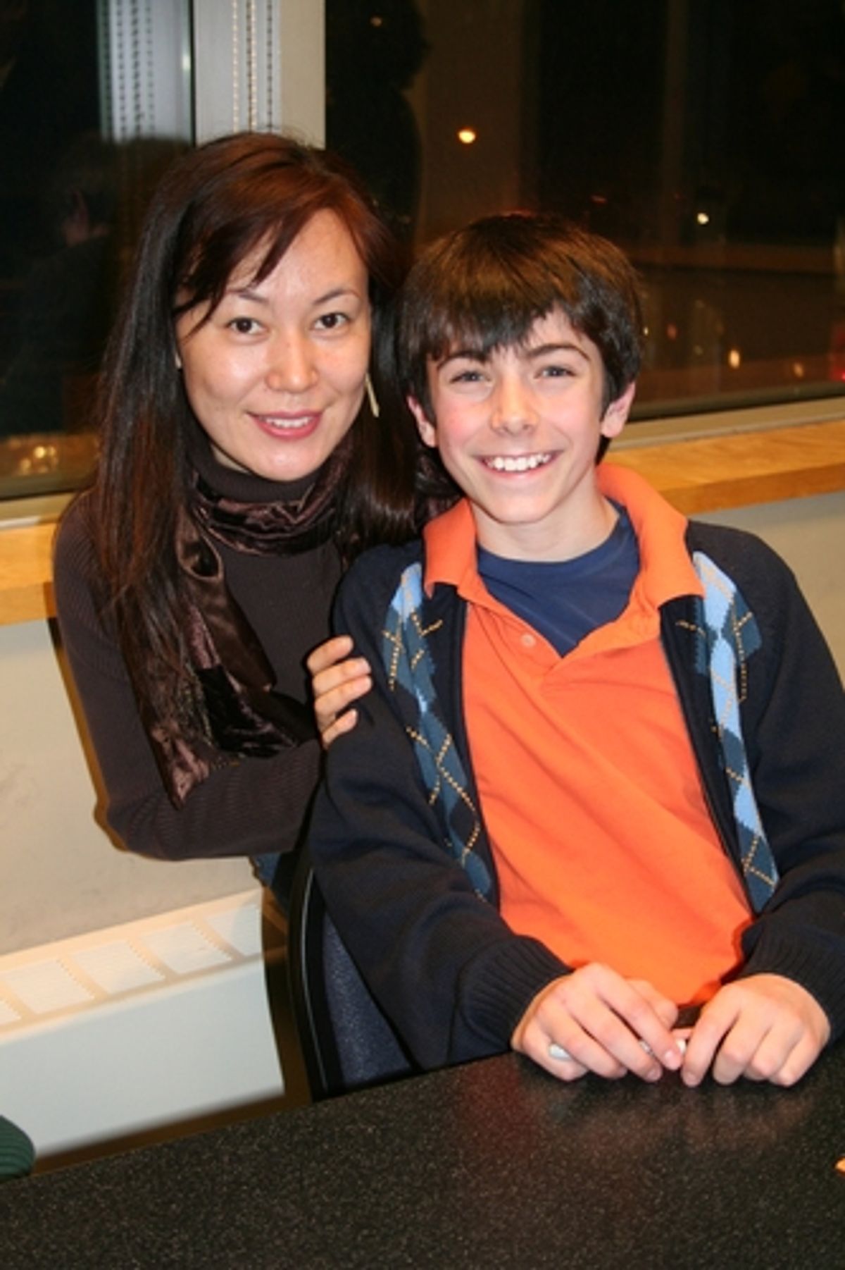 Yuka Kawaza and Henry Hodges at Disney's Tom Schumacher Signs 'How Does the Show Go On?'