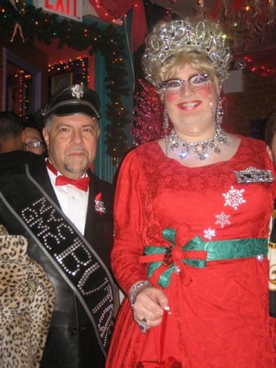 NYCGMC's reiging chorus butch and queen, Ted Castiglia and Ermine Muff (aka Mark-Edwa Photo