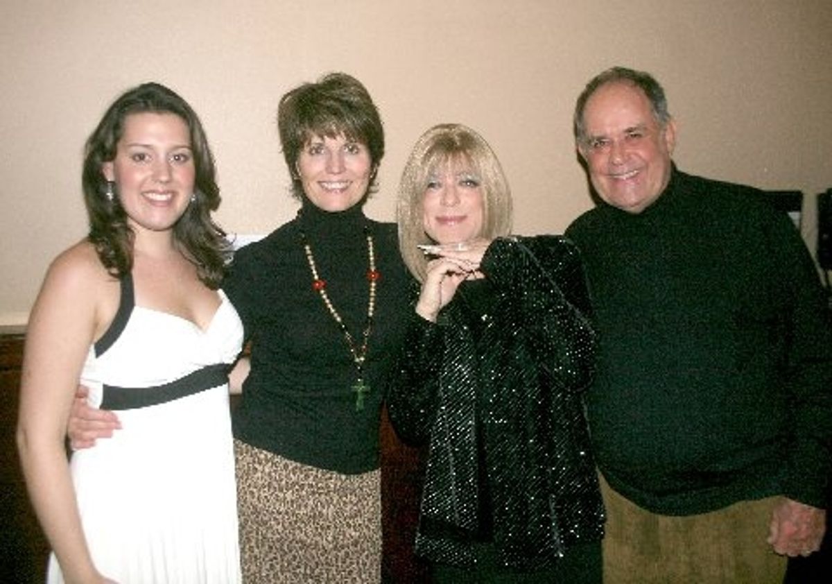 Kate Luckinbill, Lucie Arnaz, Steven Brinberg and Larry Luckinbill at 