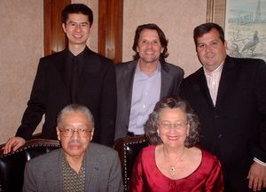 Top (L to R) Marcus Cheong, Roger Wilson, State Representative, Jeff Arnold, Dr. Ed B Photo