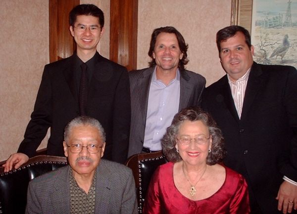 Top (L to R) Marcus Cheong, Roger Wilson, State Representative, Jeff Arnold, Dr. Ed B Photo