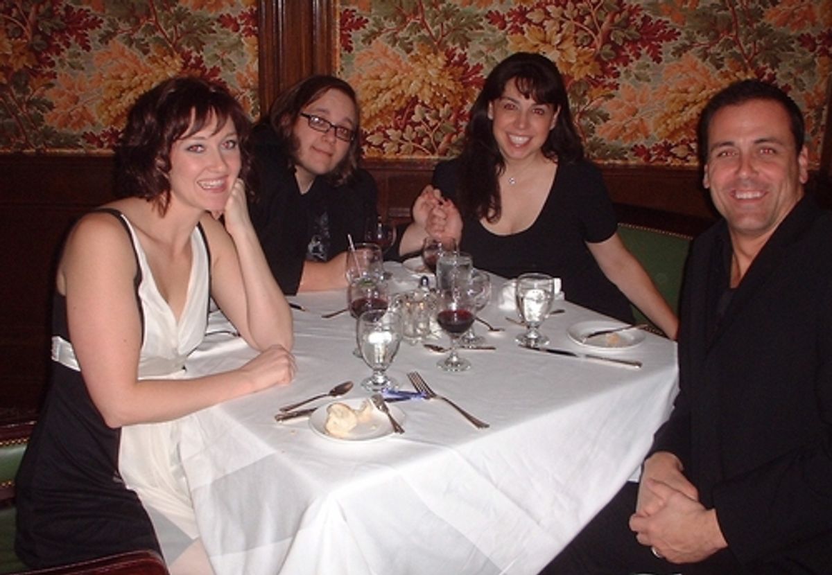 (L to R) Leah Miller, Randy Blair, Kerri Jill Garbis, Brian Miller at 