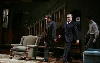 Raul Esparza, Michael McKean and Gareth Saxe Photo